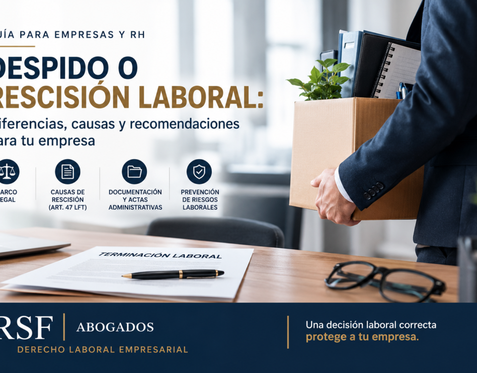 Despido o rescisión laboral
